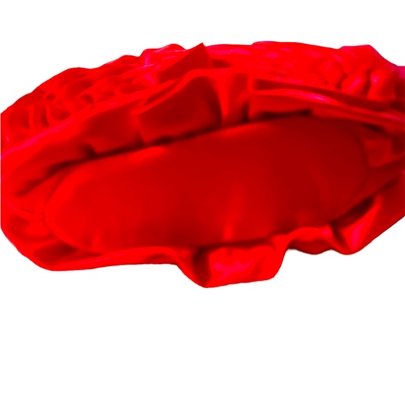 Hot Pink Satin Evening Bag w/ Detachable Silver Chain Shoulder Strap (24” Drop) - Picture 9 of 11